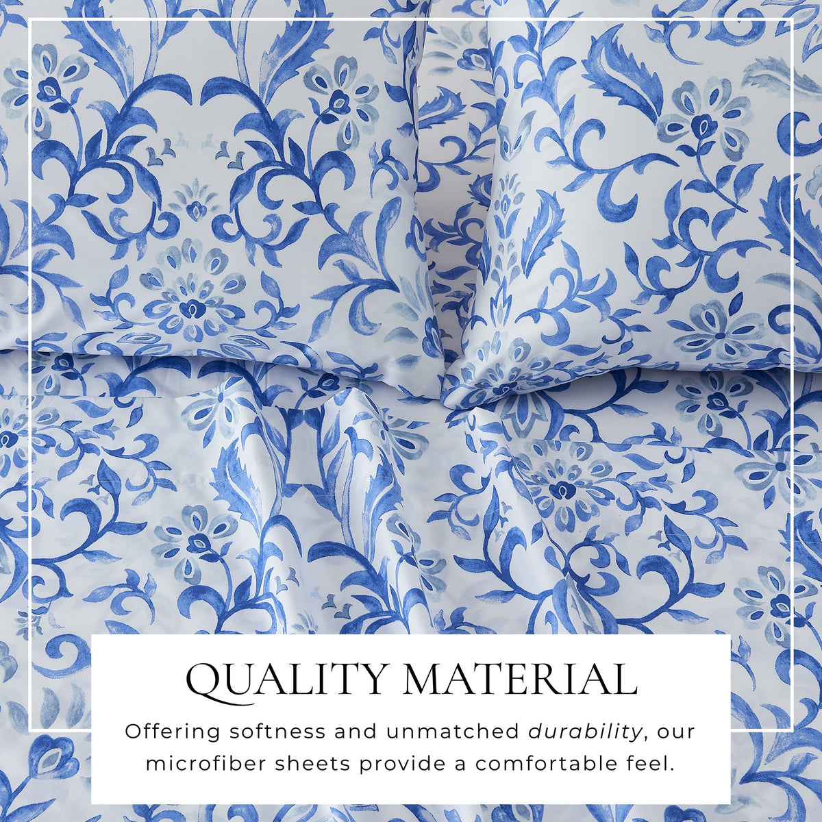 Watercolor Floral Sheet Set - Delia Collection