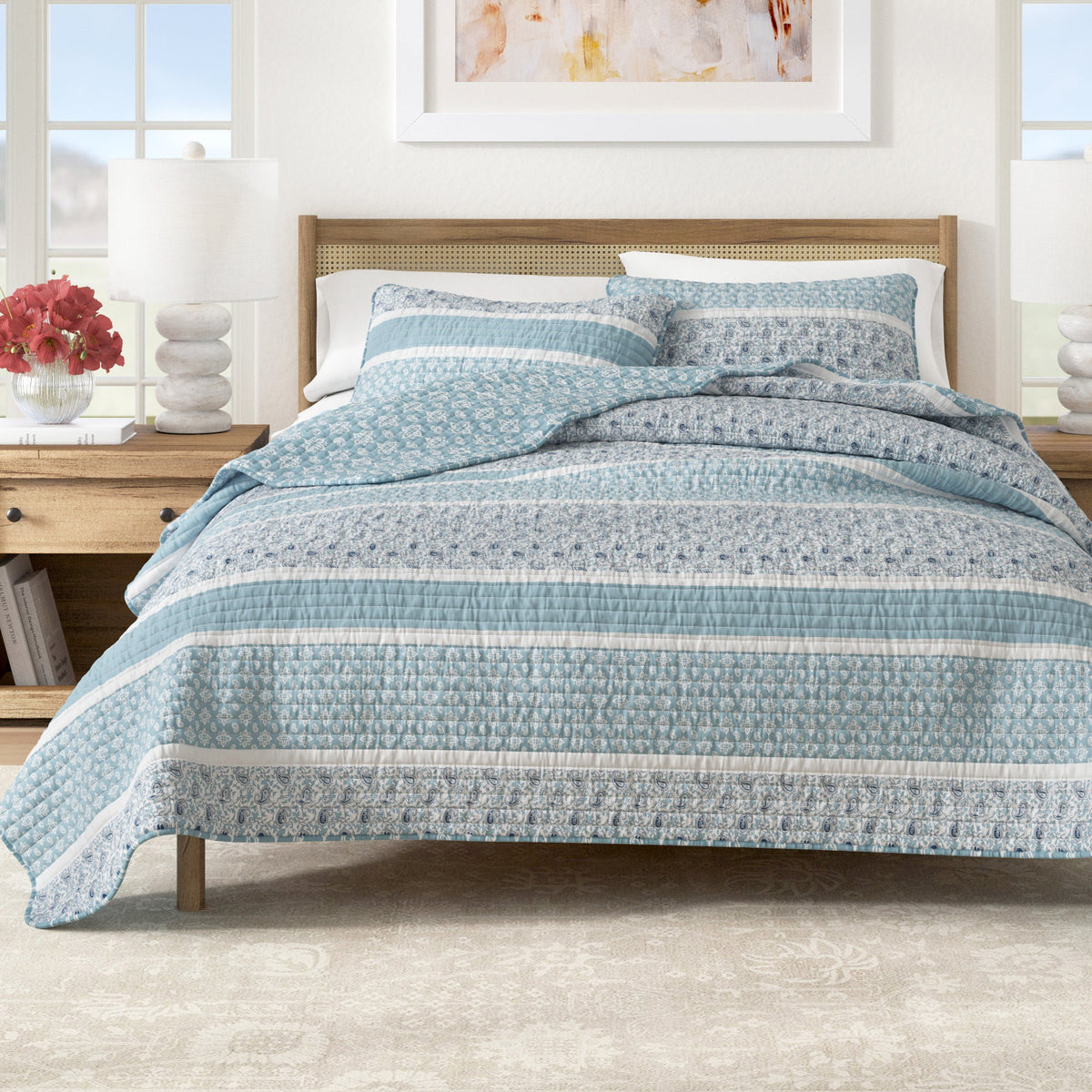 Stripe Quilt - Kadi Collection (Quilts & Comforters) - view 7